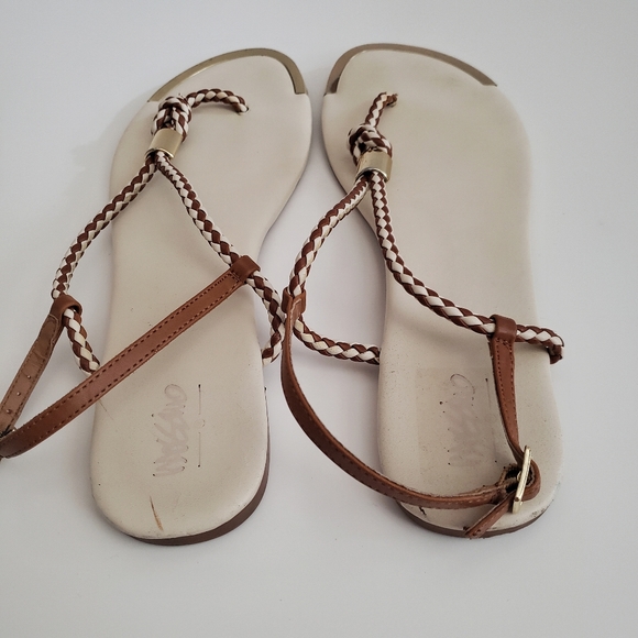 Mossimo Sandals Flat Braided Size 10 - Picture 3 of 8